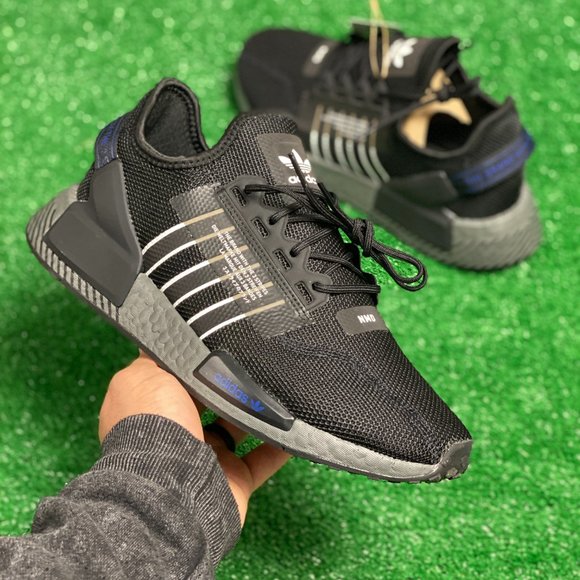 adidas gazelle silver green womens Adidas NMD R1 Primeknit Winter Grey Pack main image 1